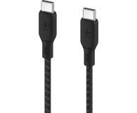 BELKIN Kabel w oplocie USB-C do USB-C 100W 2m czarny CAB014bt2MBK - 1118530 - zdjęcie 2